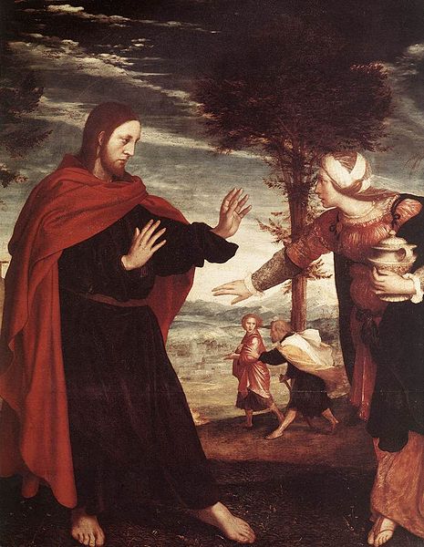 Hans holbein the younger Noli me Tangere